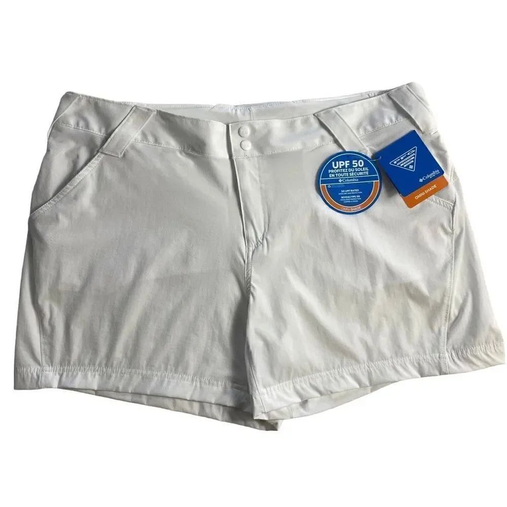 PFG COLUMBIA 18W WHITE Coral Point lii Shorts